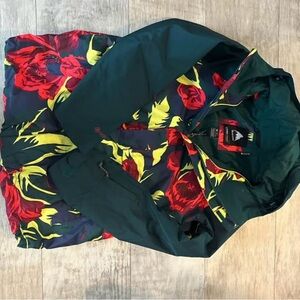 Burton Floral Ski outfit - Green and Yellow